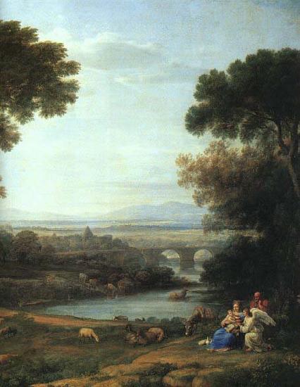 Claude Lorrain Landscape with the Rest on the Flight into Egypt China oil painting art